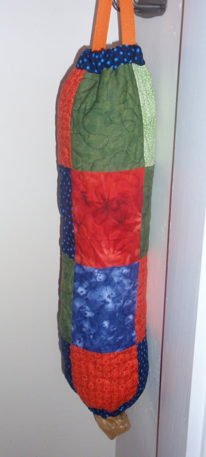 Quilted Grocery Bag Holder