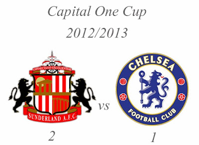 Sunderland vs Chelsea Result Capital One Cup 2013