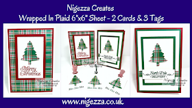 Nigezza Creates Using Stampin' Up! Wrapped In Plaid