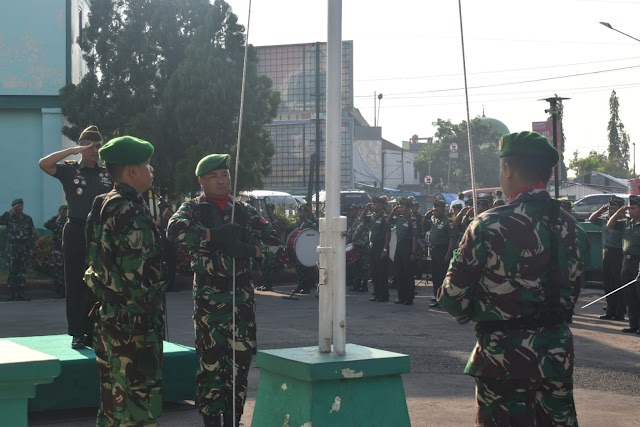  Pimpin Upacara 17 an Bulan Oktober, Dandim Bacakan Amanat Panglima TNI
