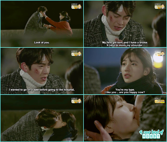  bae suzay and kim woo bin Confession Kiss - Uncontrollably Fond - Episode 9 Review - Korean drama 2016