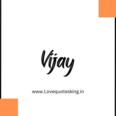 Vijay Name Style | 50+ विजय नेम स्टायल