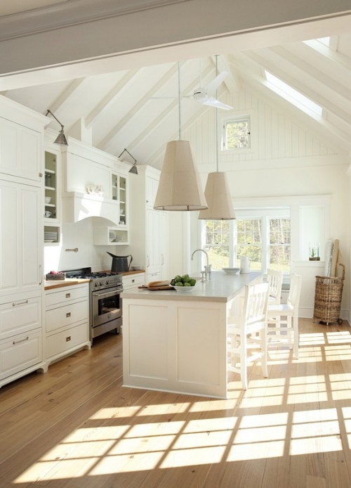 Kitchen Design Vaulted Ceiling