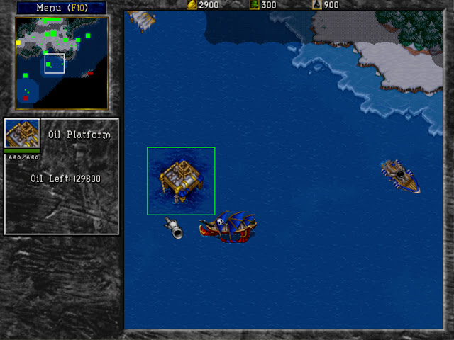 Warcraft 2 Oil Platform Screenshot