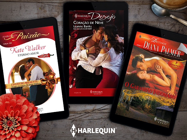 Romances de banca clássicos da Harlequin pela primeira vez em formato digital