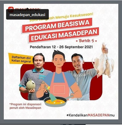 Program Beasiswa Edukasi Masadepan! #Batch5