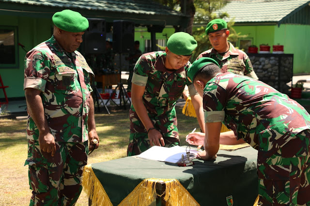 Athenius Murip Pimpin Korps Raport Pindah Satuan di Kodim Jayawijaya