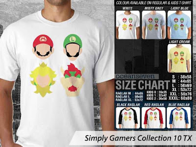 T Shirt Mario Art