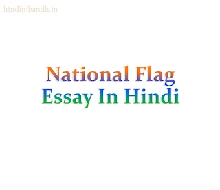 National Flag Essay In Hindi