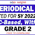 GRADE 2 - 4TH PERIODICAL TESTS (Updated SY 2022-2023) All Subjects with TOS