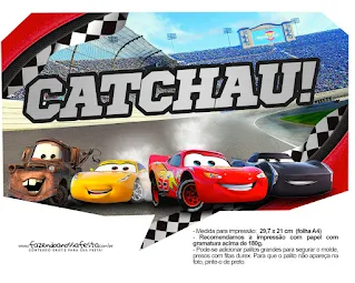 Cars 3: Invitaciones para Fiesta para Imprimir Gratis.