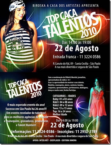 A Flyer Caça Talentos