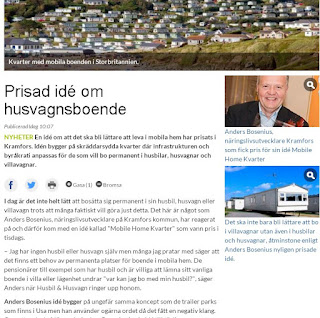 Prisad idé om husvagnsboende