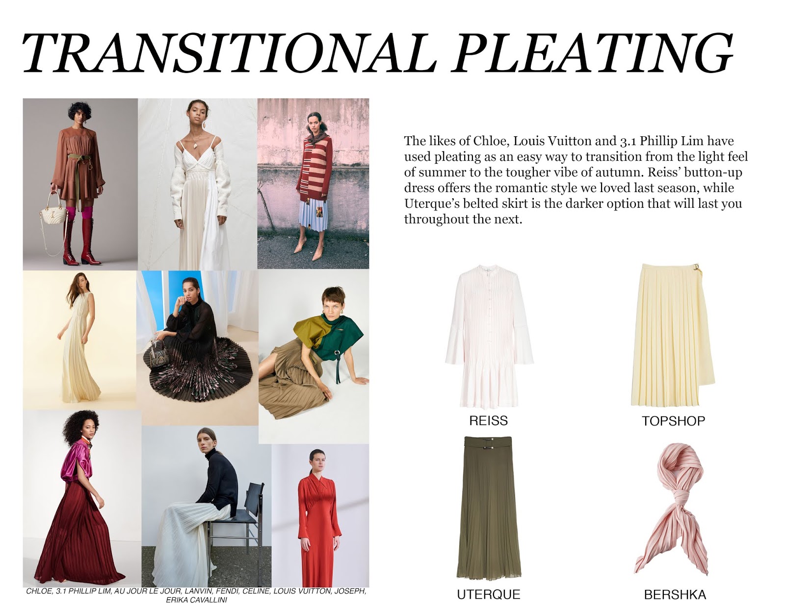 Pre-Fall 18, Inspiration, Trend, Trend Piece, Animal Print, Monochrome, Pleating, Trench Coat, PF18, Fashion, Fashion Blog, Laura Rebecca Smith