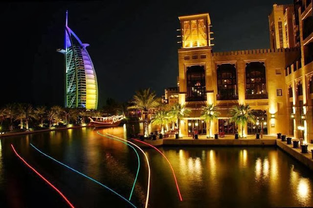 Beauty of Dubai at night