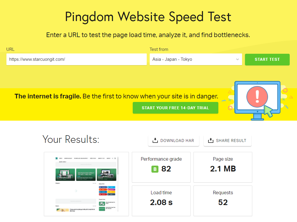 Top 3 công cụ test tốc độ website tốt nhất