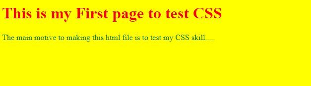 How to apply external.css in any html file
