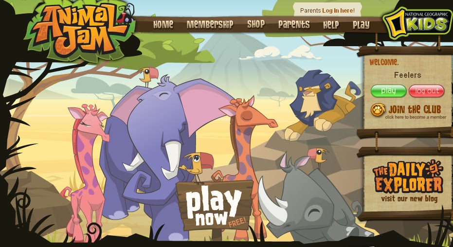 animal jam sign in page