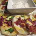 Cheesy Bacon Potato Slices with Chipotle Ranch