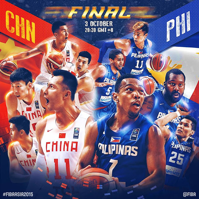 Watch Free Live Stream FIBA Asia Championship match up: Gilas Pilipinas vs china