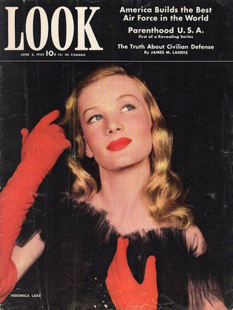 Veronica Lake on the cover of Look Magazine, 2 June 1942 worldwartwo.filminspector.com