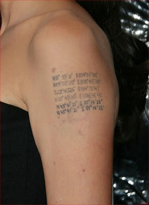 Angelina Jolie Tattoos