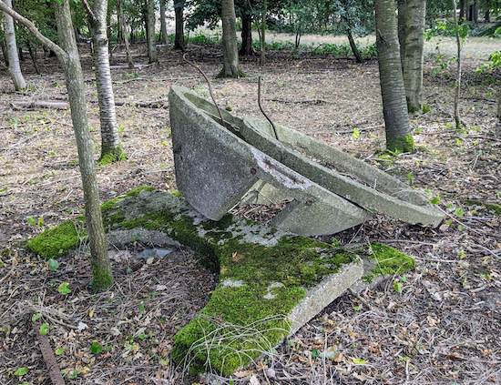 The remains of a WWII Tett turret