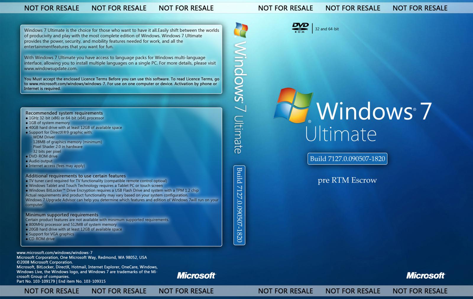 Windows 7 Ultimate 2015 - 32/64 Bits em Português-BR