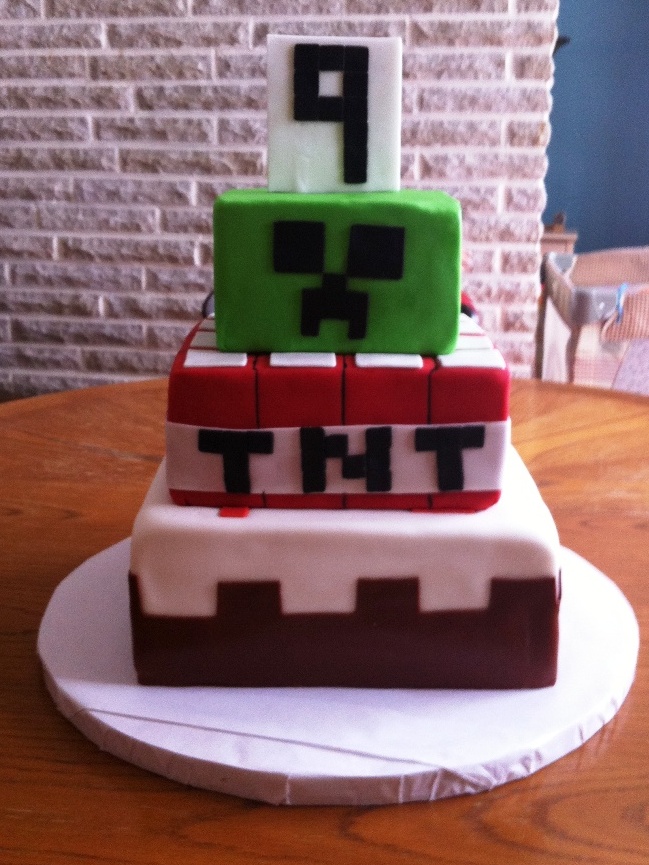 Minecraft Birthday Cakes