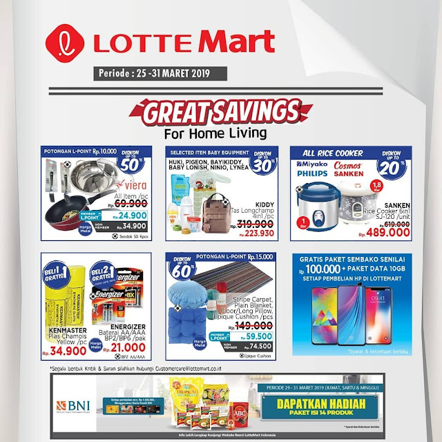 #LotteMart - #Promo #Katalog Periode 25 - 31 Maret 2019