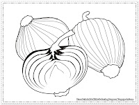 Onions Coloring Pages