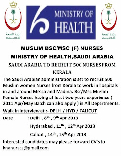 Staff Nurse- Ministry of Health