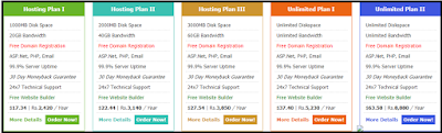 HosterPk web hosting plans