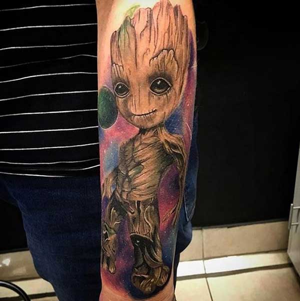 tatuagens do Groot