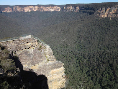 Pulpit Rock y valle Grose. Blue Mountains. Sydney