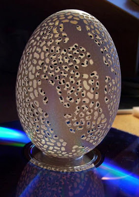 Amazing art of eggshell carving