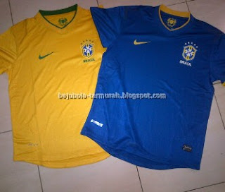 jual baju bola grade original brazil