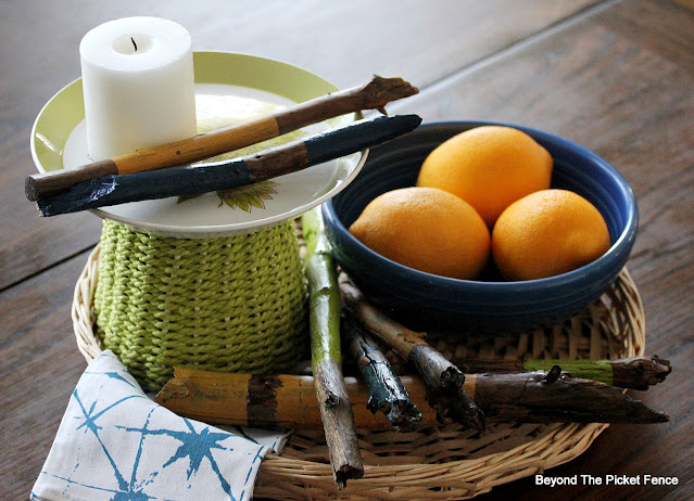 How to Make a Funky, Colorful, Summer Centerpiece from Thrift Store Finds