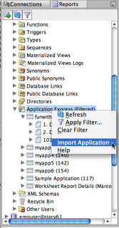 import apex application