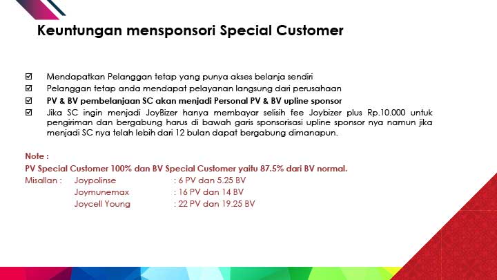 Keuntungan Mensponsori Special Customer