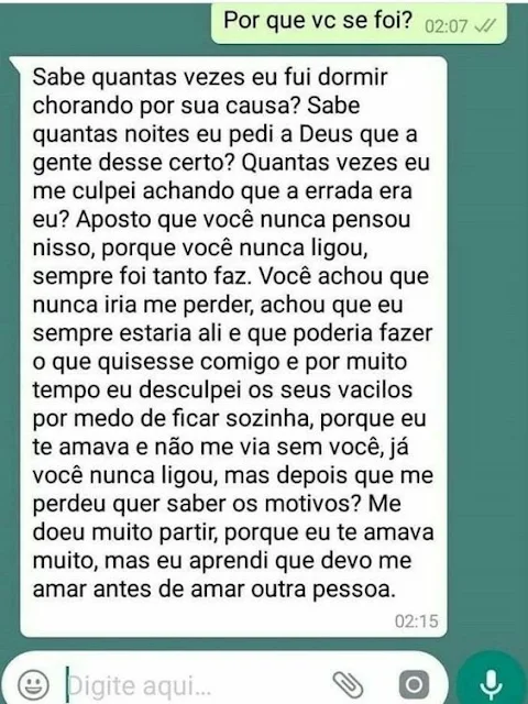 Ótima mensagem para preservar um relacionamento