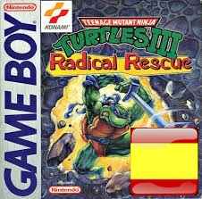 Roms de GameBoy Teenage Mutant Ninja Turtles III Radical Rescue (Español) ESPAÑOL descarga directa