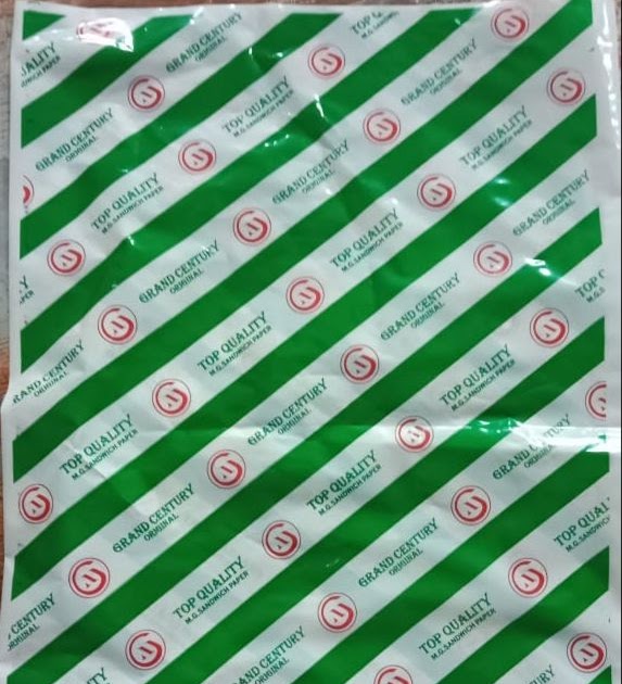 GRAND CENTURY SANDWICH WRAPPING PAPER.(M.G)