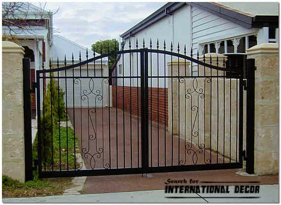 Gate designs, Gate designs for private house and garage, iron gate design