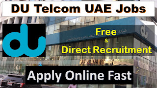 DU Telcom Jobs, Telcom jobs in dubai, Job in dubai 2020, Dubai free jobs, Free jobs in dubai,  Jobs in UAE,