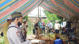 Prosesi Pemakaman Warga di Bantu Binmas Polsek Kramatjati