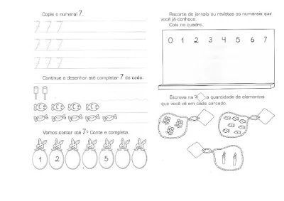 atividades com numeros de 1 a 9 para imprimir