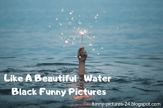 FUNNY IMAGES Long Adventures -  Beautifull Black Water Night
