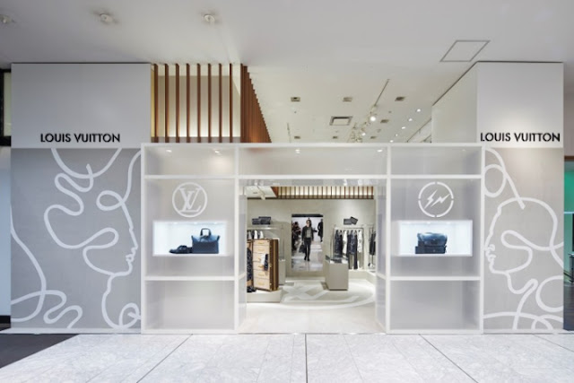 Green Pear Diaries, interiorismo, pop up store, pop up shop, tienda efímera, Louis Vuitton, Tokio