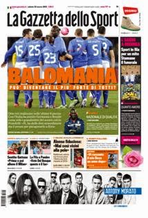 La Gazzetta dello Sport del 23 Marzo 2013 | ISSN 1120-5067 | TRUE PDF | Quotidiano | Sport
La Gazzetta dello Sport è un quotidiano sportivo italiano, con sede a Milano. Insieme al Corriere dello Sport - Stadio e Tuttosport, è uno dei tre principali giornali sportivi d'Italia. È il primo quotidiano sportivo per numero di lettori nell'Italia centro-settentrionale, ed uno dei maggiori quotidiani italiani per tiratura e diffusione.